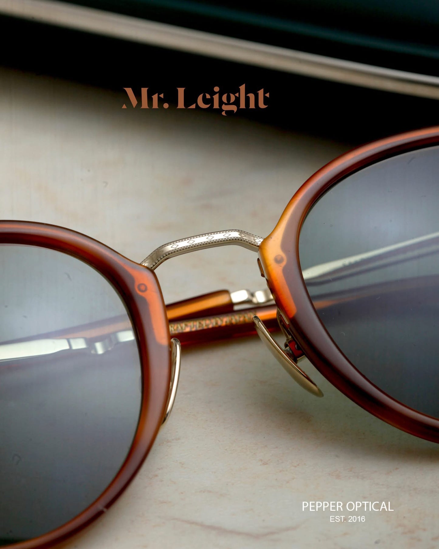 Mr. Leight Marmont Combo C 珊瑚花鏡臂 中金眼鏡究極改良