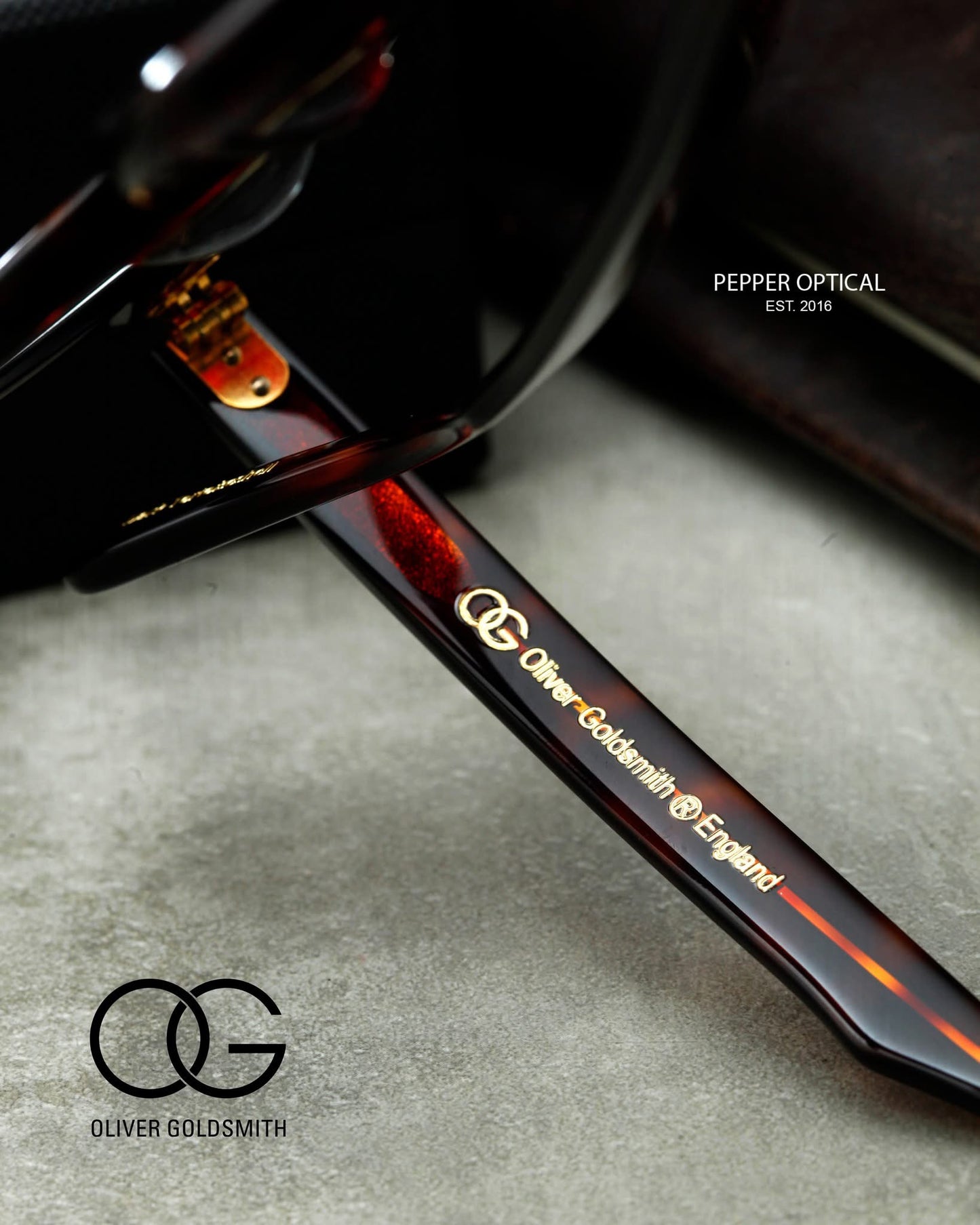 OLIVER GOLDSMITH - SHEPPERTON 松重豐之愛鏡 玳瑁色