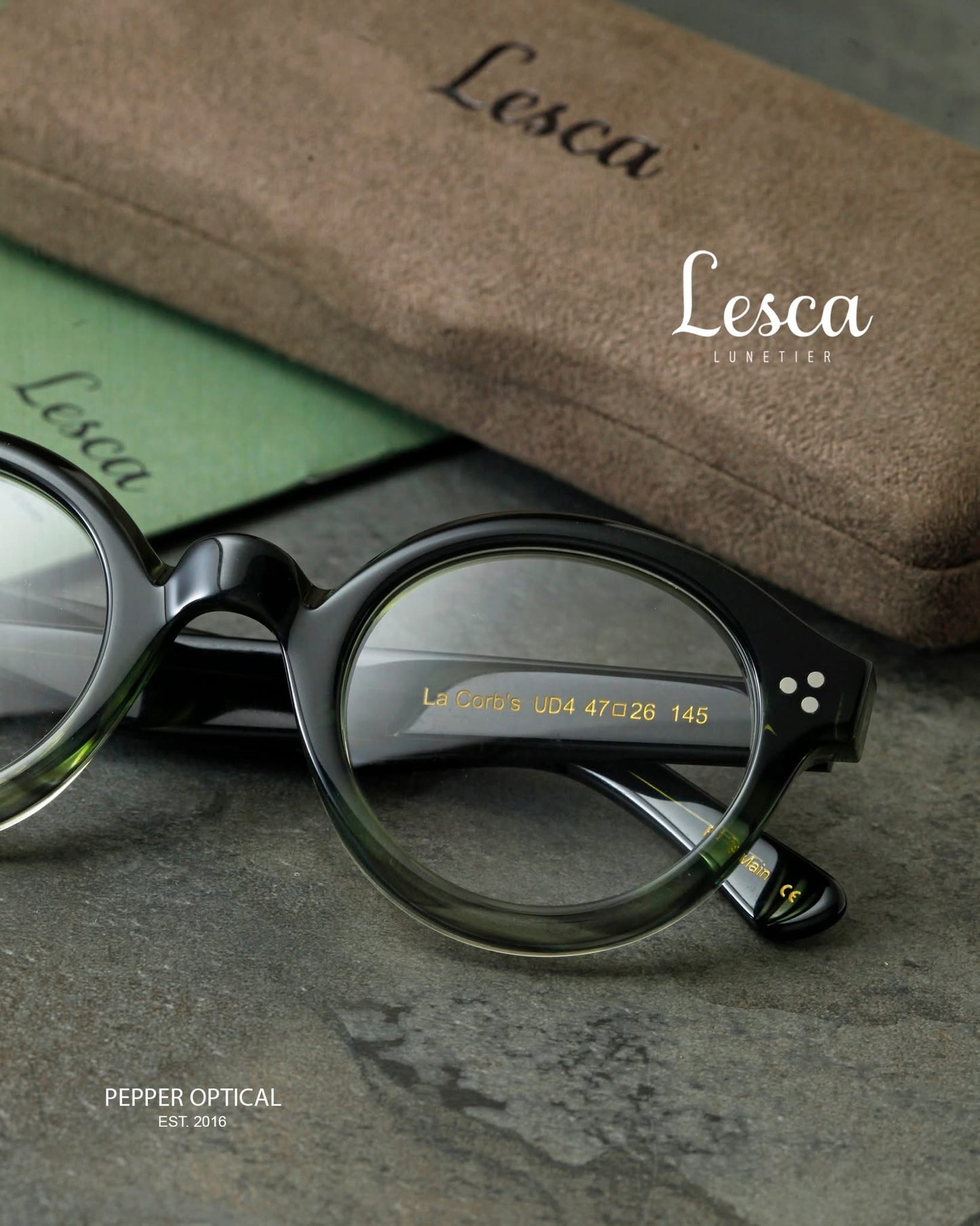 Lesca Lunetier - CORB’s UD4 漸變綠別注版