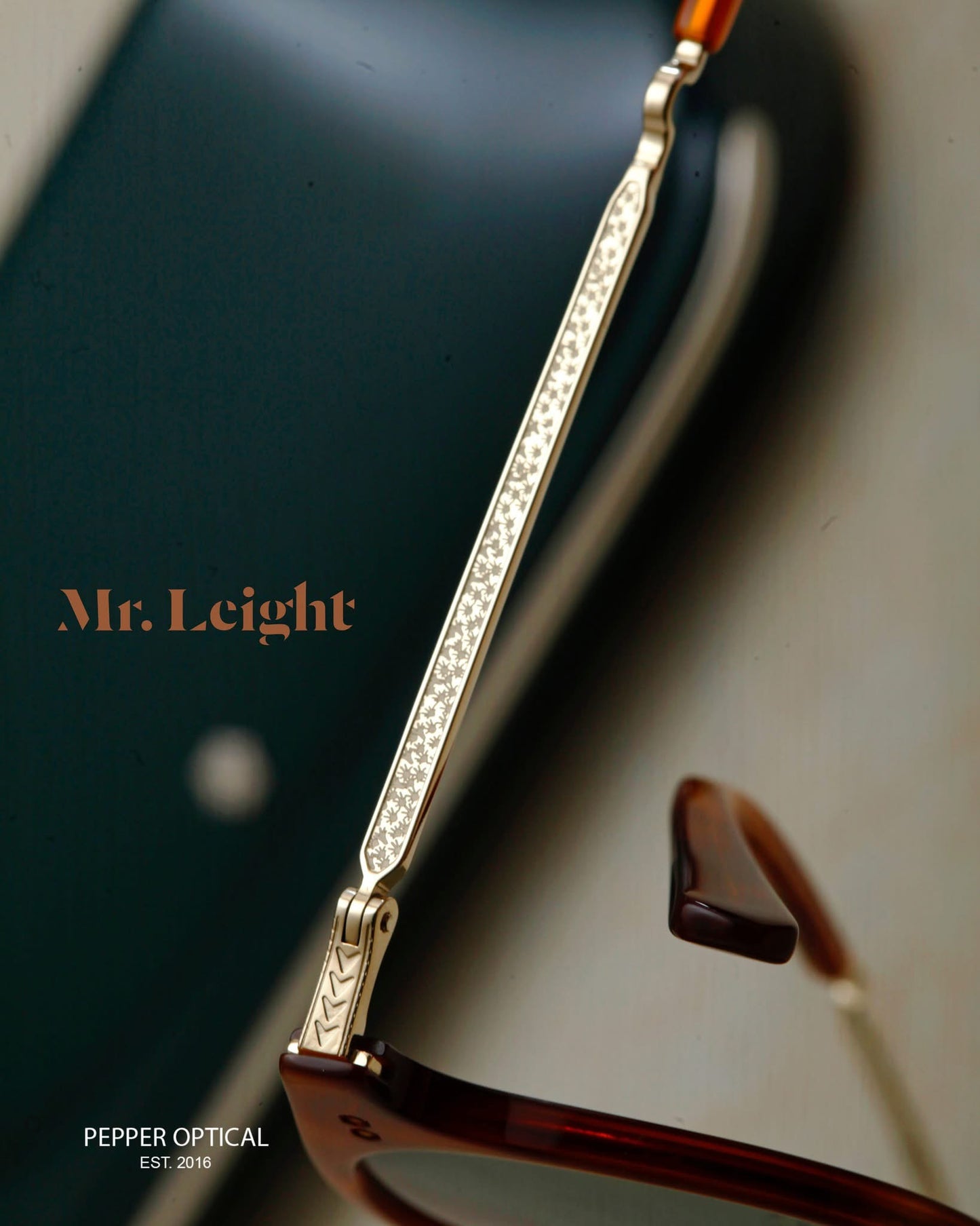 Mr. Leight Marmont Combo C 珊瑚花鏡臂 中金眼鏡究極改良