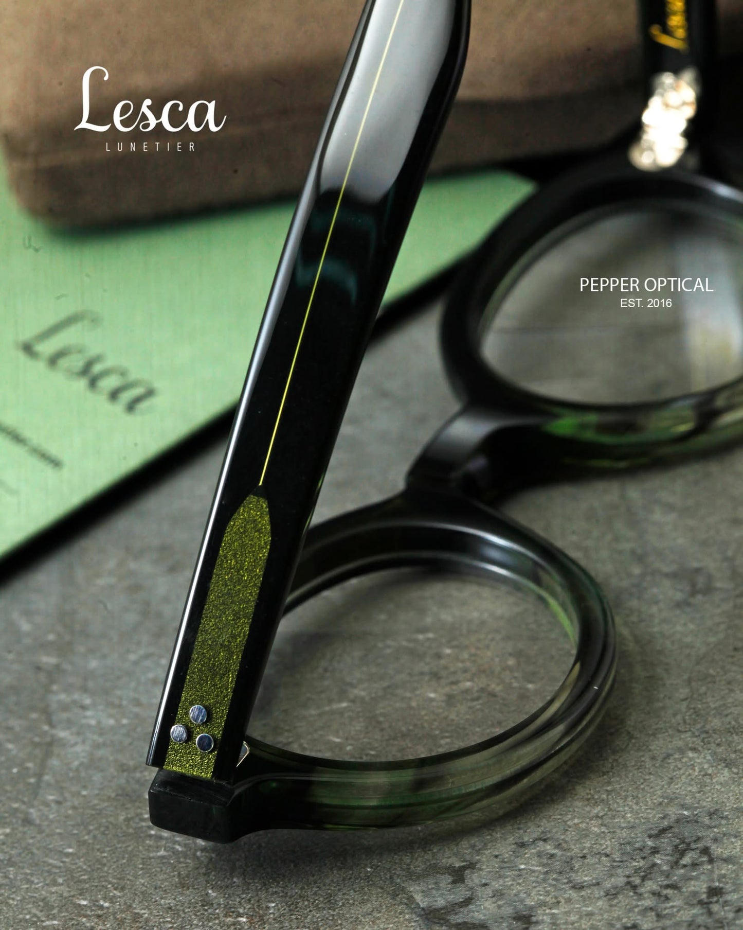 Lesca Lunetier - CORB’s UD4 漸變綠別注版