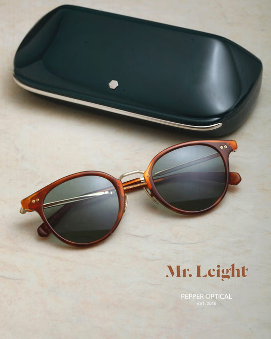 Mr. Leight Marmont Combo C 珊瑚花鏡臂 中金眼鏡究極改良