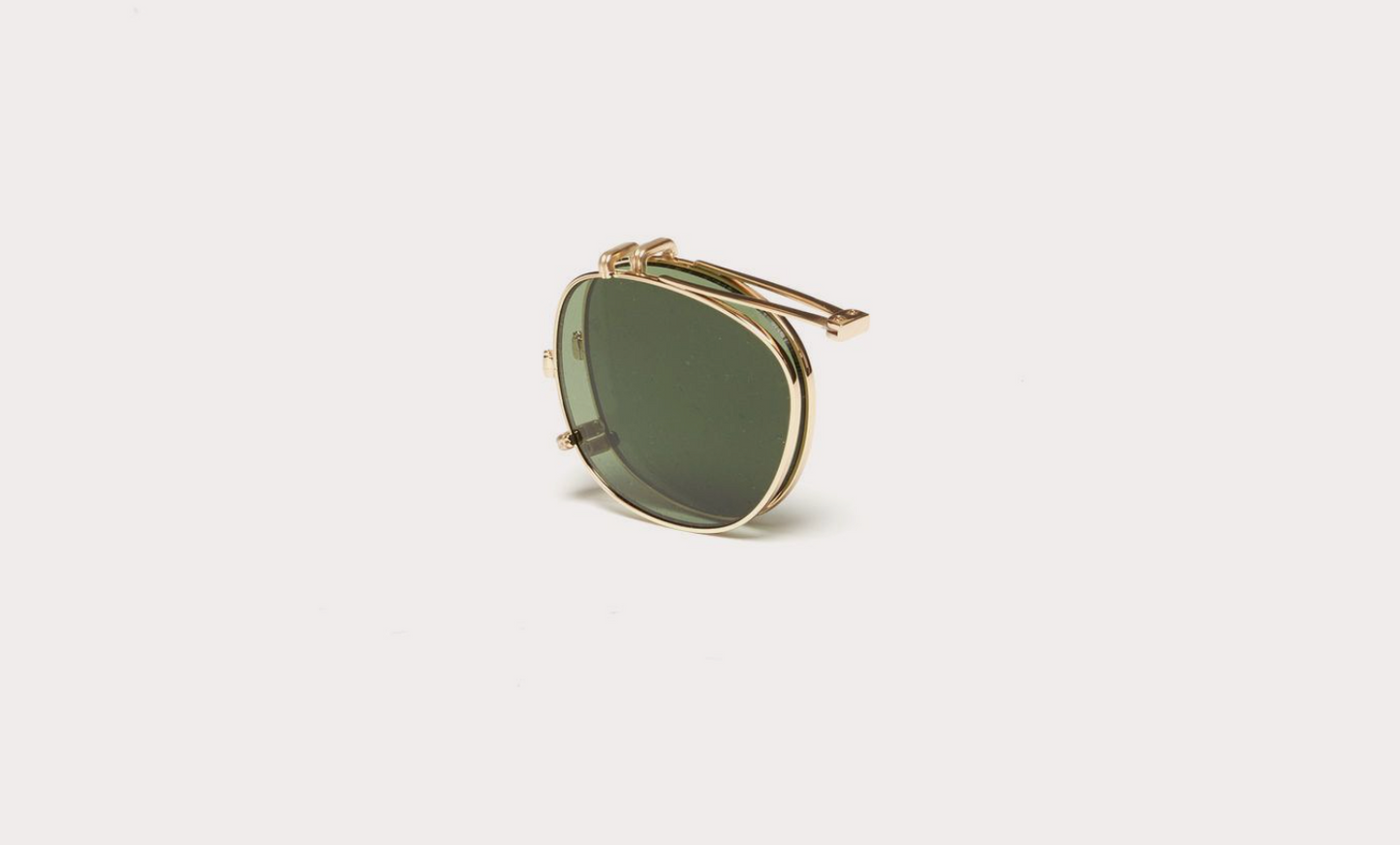 Garrett Leight - Clip-on (Gold/Green)