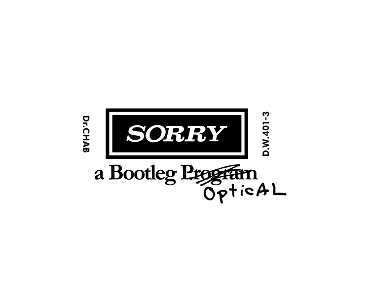 Sorry a Bootleg Program