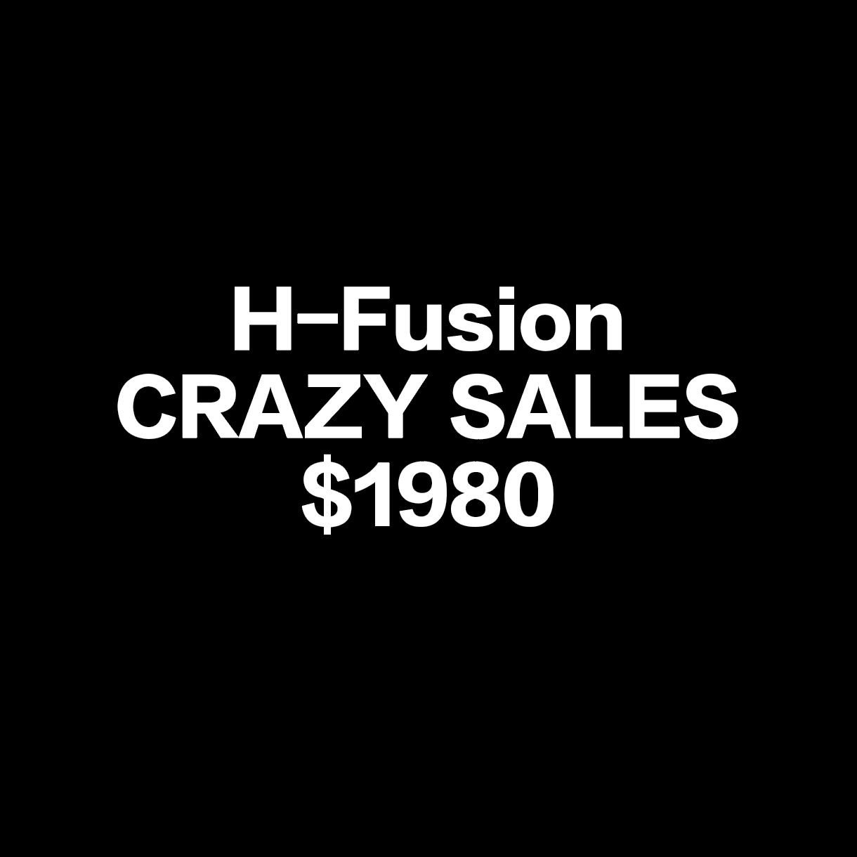 H-fusion 限時瘋狂減價 全部$1980