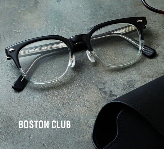 BOSTON CLUB MARC 經典鏡型 上掀式雙鏡片植入 - 黑透明