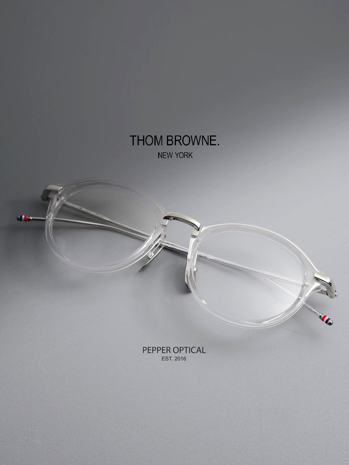 Thom Browne UEO-011 49 Clear 透明色