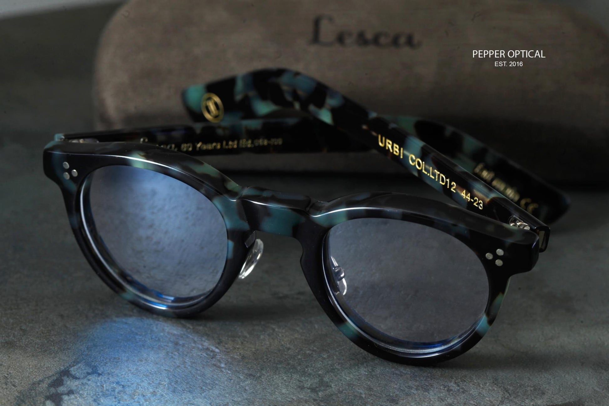 Lesca Lunetier 60周年首發作品 - UBRI 迷彩玳瑁 全球限定100枚 – PepperOptical