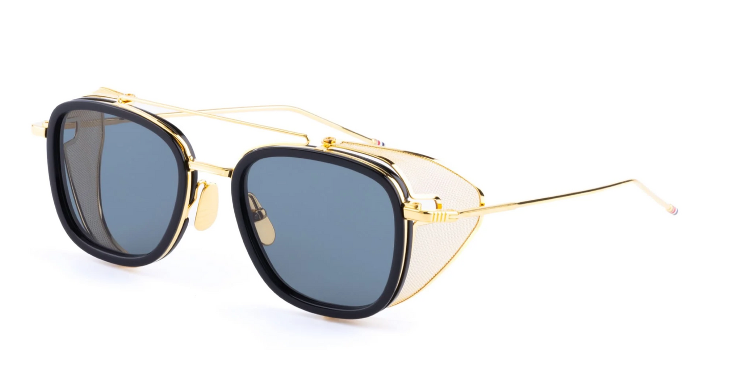 Thom Browne UES808A Shiny black 18k gold