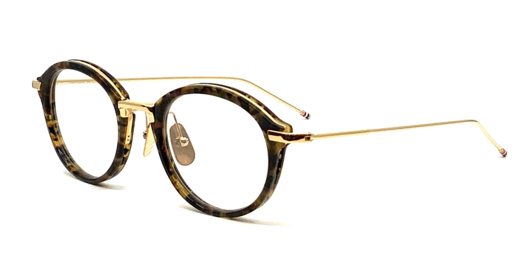 Thom Browne UEO011A Tortoise / 12K Gold-Plated